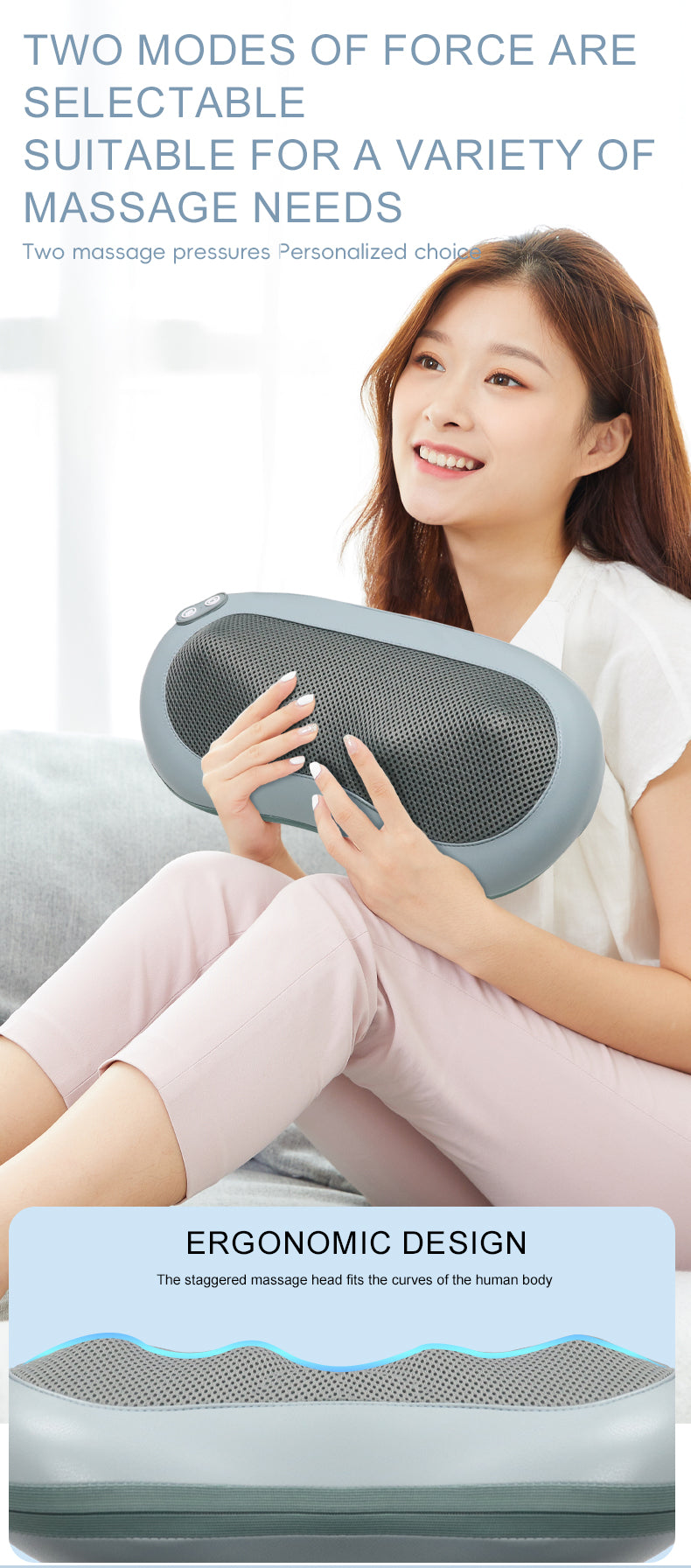 Shiatsu Pillow Massager Cushion