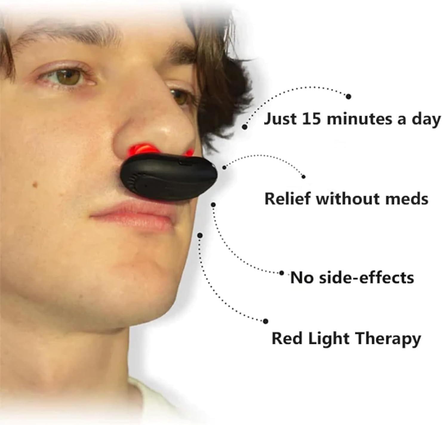 Red Light Therapy Device for Nasal Allergy & Rhinitis