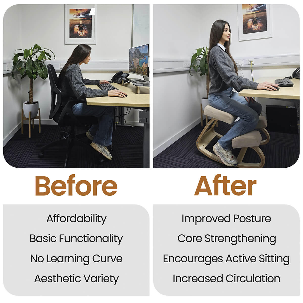 Ergonomic Kneeling Chair - *BEST SELLER*