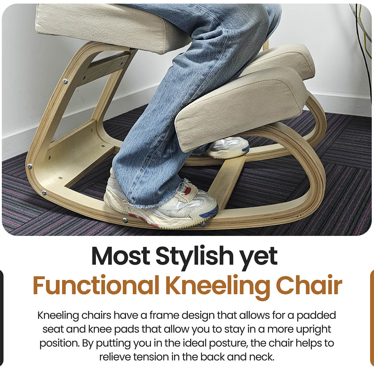 Ergonomic Kneeling Chair - *BEST SELLER*