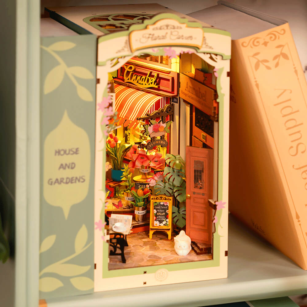 DIY Book Nook Kit - Floral Corner Shop