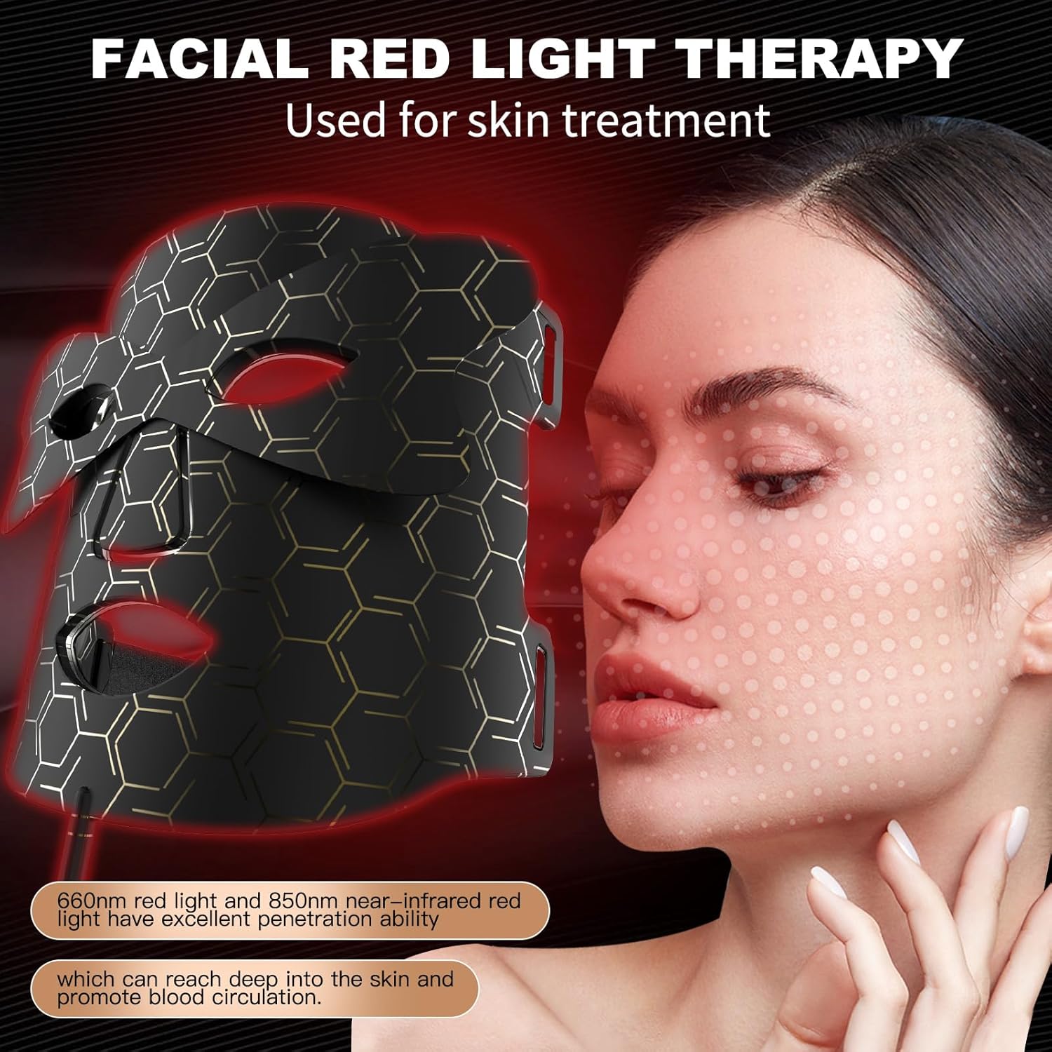 Premium LED Light Therapy Face Mask