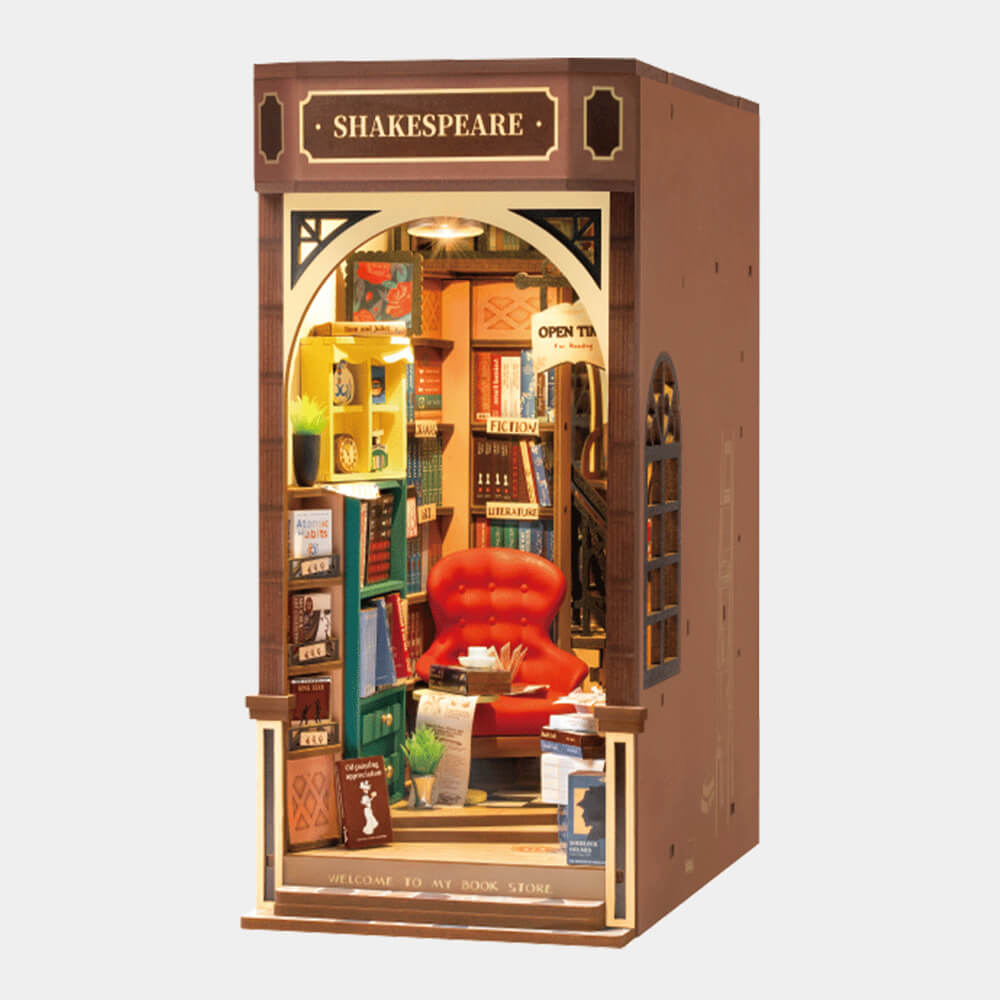 DIY Book Nook Kit - Shakespeare Bookstore