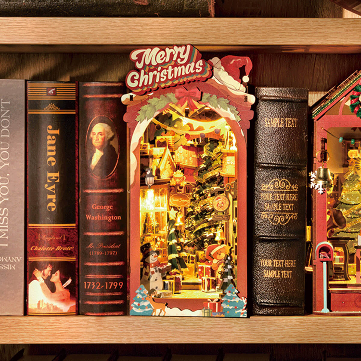 DIY Book Nook Kit - Christmas Wonderland