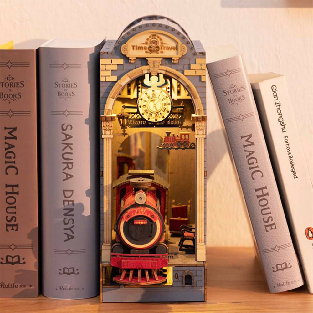 DIY Book Nook Kit - Time Travel Train