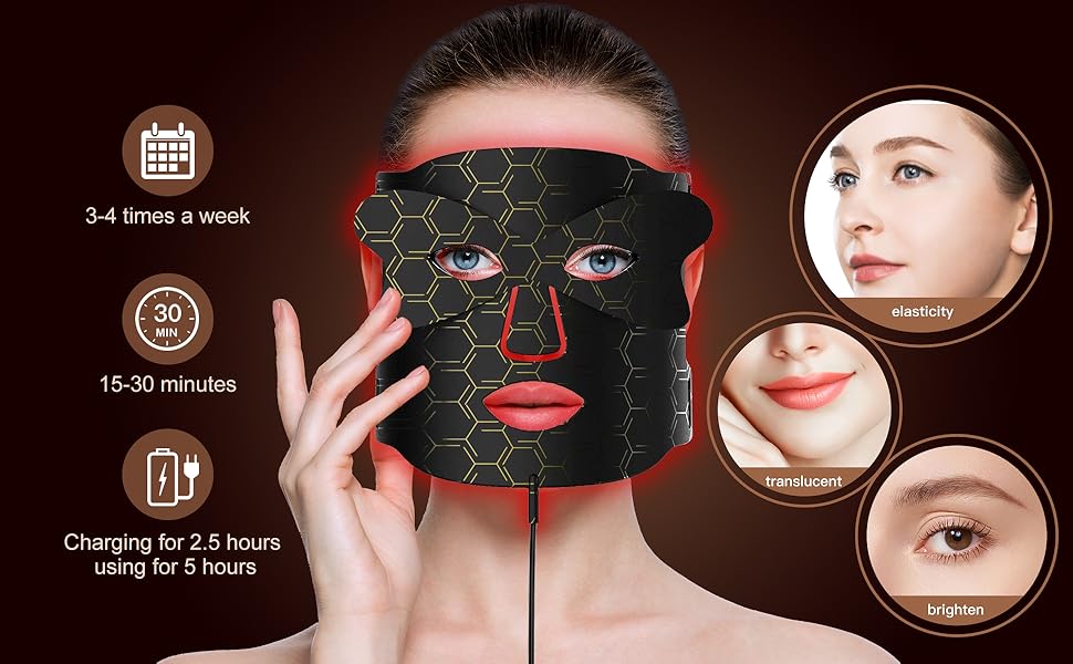 Premium LED Light Therapy Face Mask