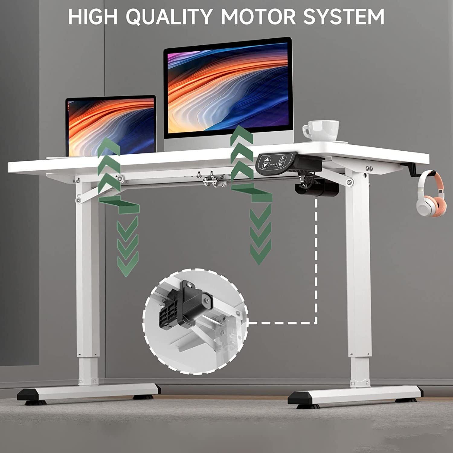 Ergonomist Standing Electric Height Adjustable Computer Desk *NEW*