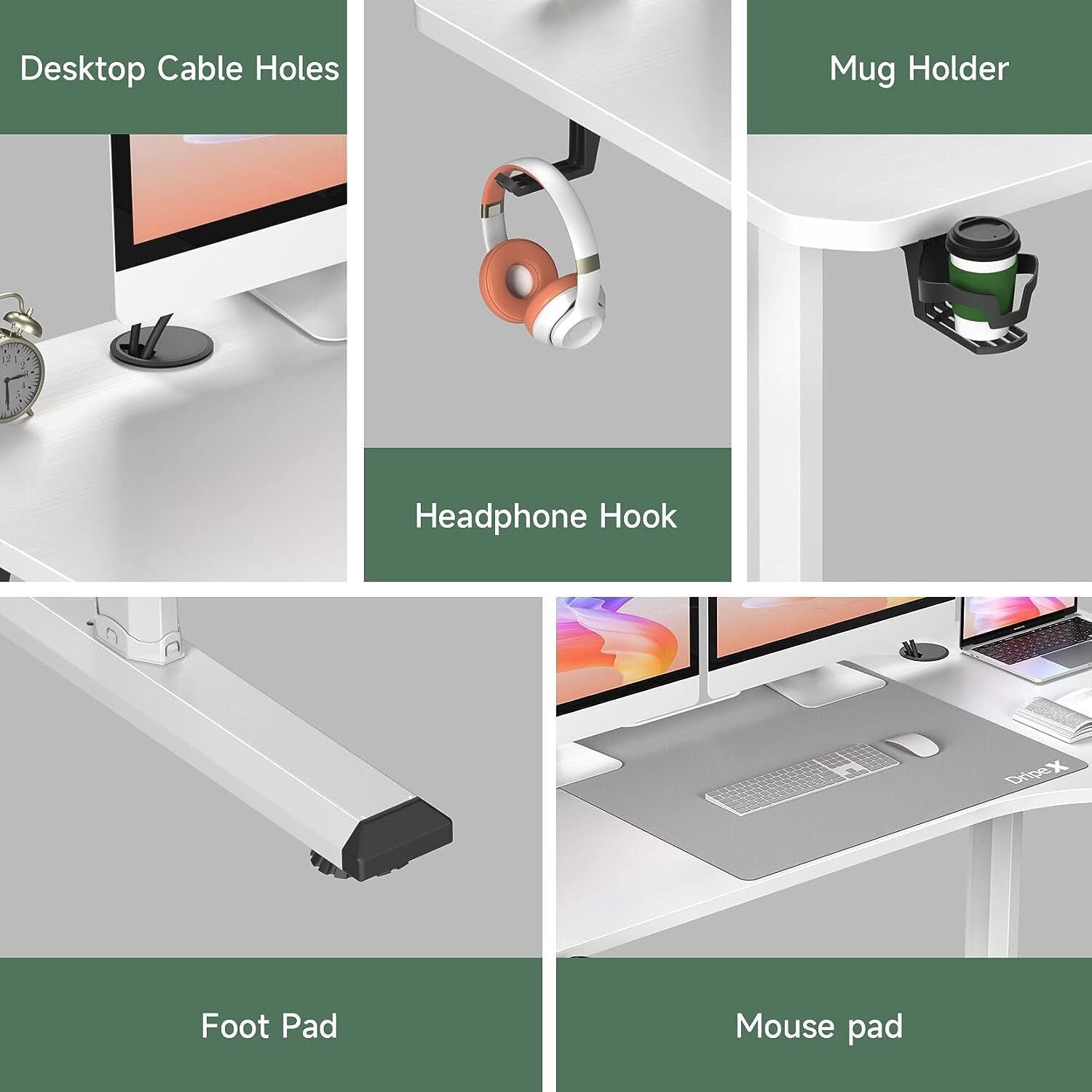 Ergonomist Standing Electric Height Adjustable Computer Desk *NEW*